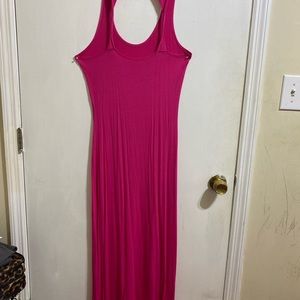 Fuscha tea length slip dress